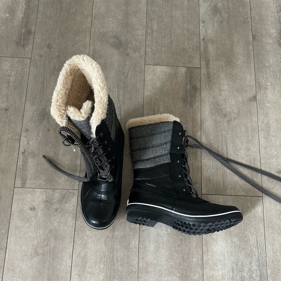 JBU Women's Siberia Waterproof Lace-Up Quilted Cold-Weather Boots Size 8M - Picture 9 of 16